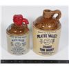 Image 1 : MCCORMICK STRAIGHT CORN WHISKEY STONEWARE JUGS