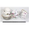 Image 1 : LOT OF FINE CHINA TEA CUPS AND PLATES