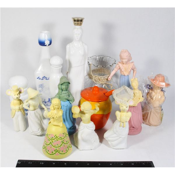 HUGE LOT OF AVON PURFUME BOTTLES & MORE