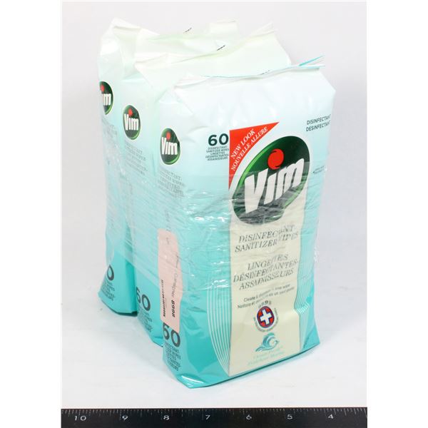 3 PACK DISINFECTANT-SANITIZER WIPES