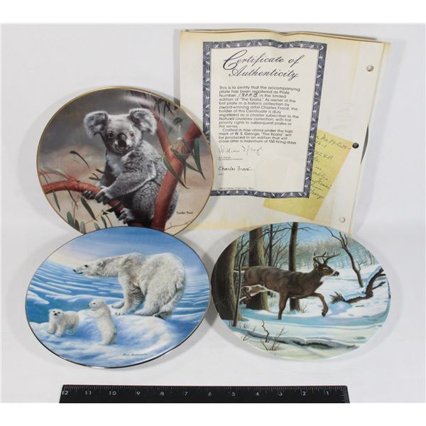 BOX OF 3 VINTAGE COLLECTOR FINE CHINA