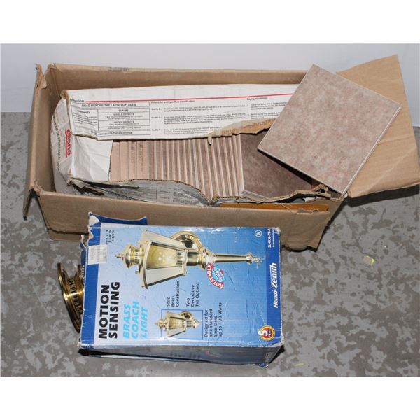 TILES AND MOTION SENSING COACH LIGHT