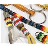 Image 3 : LOT OF INCOMPLETE NATIVE BEADED LANCETS/KEY