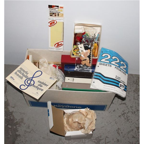 SCHOOL SUPPLIES + MISC