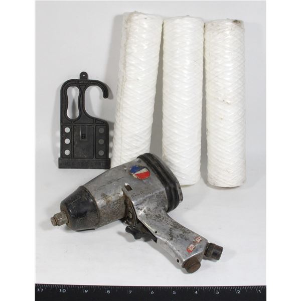 IMPACT WRENCH, SW50-1 WATER FILTERS, ICE SCRAPER