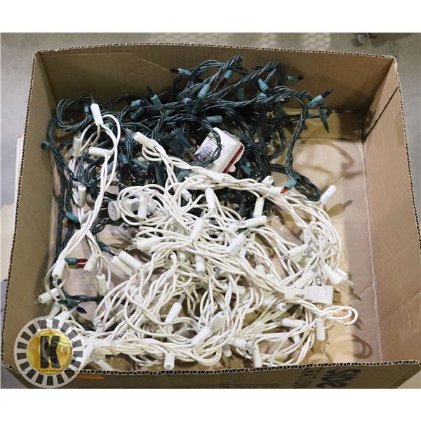 BOX OF 2 VINTAGE CHRISTMAS LIGHTS