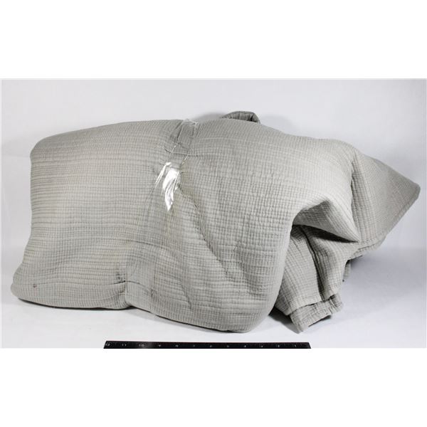 LIGHT GREY COTTON DUVET