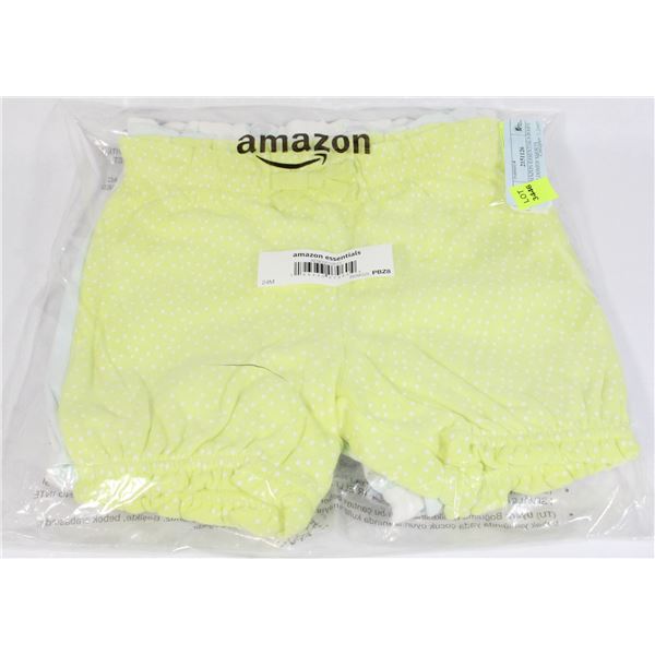 NEW AMAZON ESSENTIALS BABY GIRLS BLOOMER SHORTS