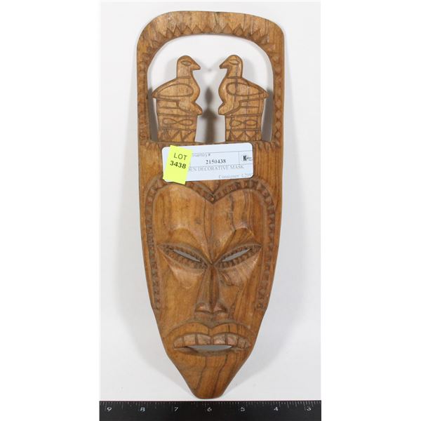 WOODEN DECORATIVE MASK