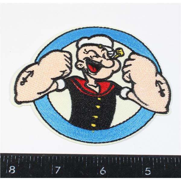 NEW POPEYE THE SAILOR MAN THEME IRON/SEW ON