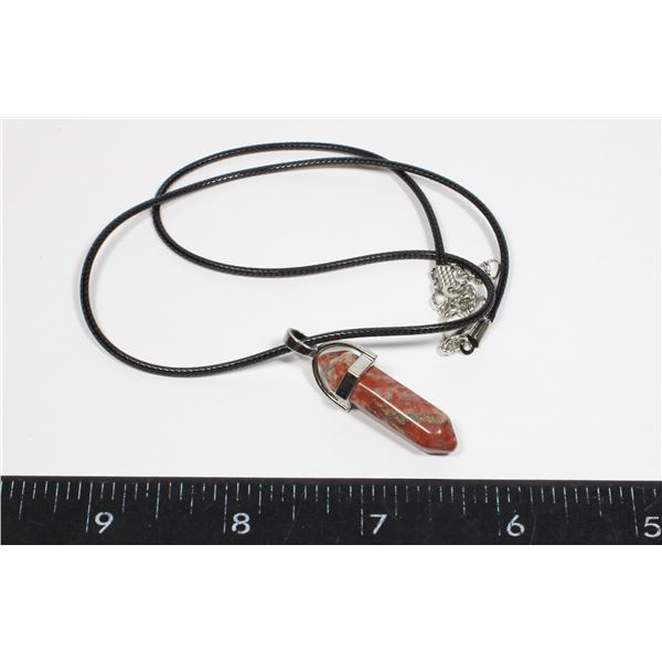 NEW SYNTHETIC JASPER REPLICA HEXAGONAL STONE