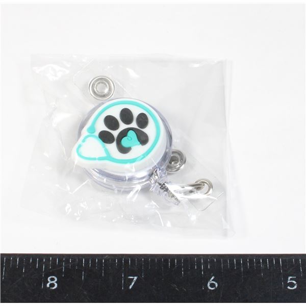 NEW VETERINARIAN THEME RETRACTABLE ID/BADGE HOLDER