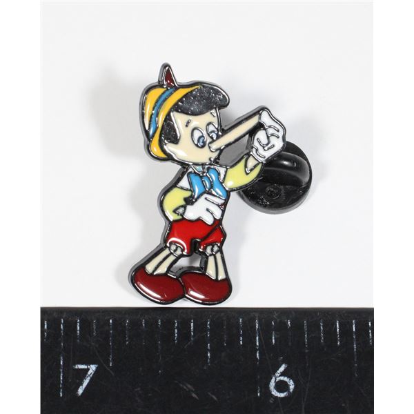NEW PINOCCHIO LYING THEME LAPEL PIN