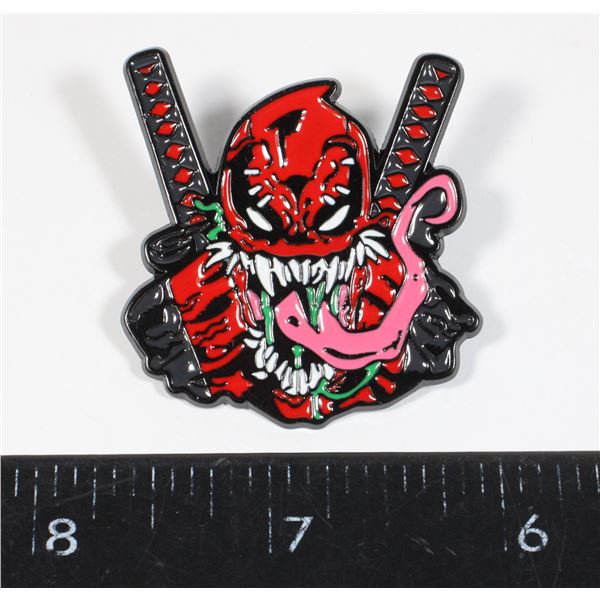 NEW VENOM/DEADPOOL THEME LAPEL PIN