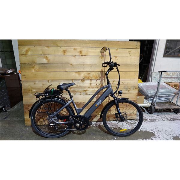 *TESTED WORKING* EBGO CC50 GREY E-BIKE WITH 500 WATT BATTERY, CHARGER & KEYS