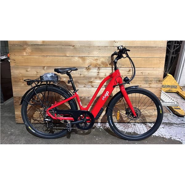 *TESTED WORKING* EBGO CC47 RED E-BIKE WITH 500 WATT BATTERY, CHARGER & KEYS