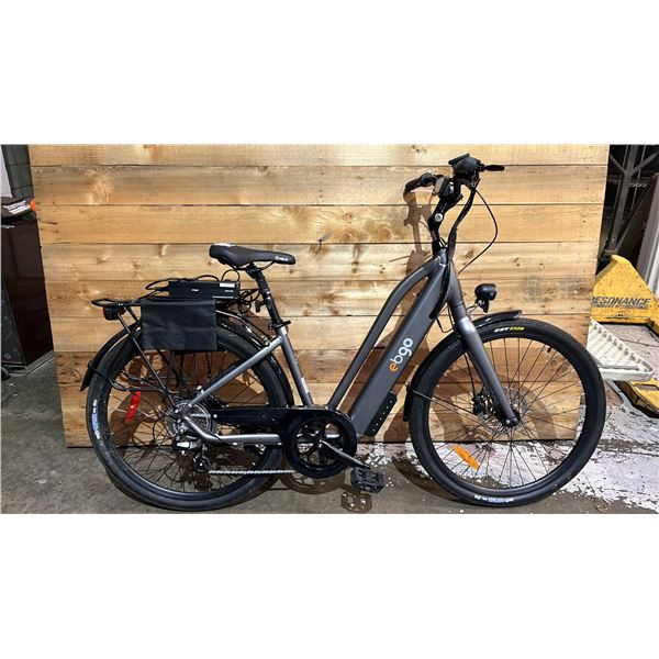 *TESTED WORKING* EBGO CC47 GREY E-BIKE WITH 500 WATT 48V BATTERY, CHARGER & KEYS