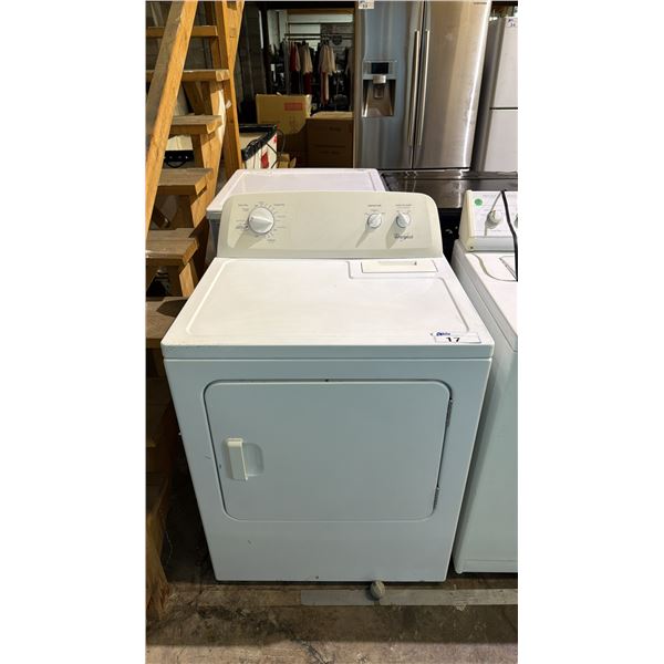 WHIRLPOOL CLOTHES DRYER WITH AUTO DRY & WRINKLE SHIELD