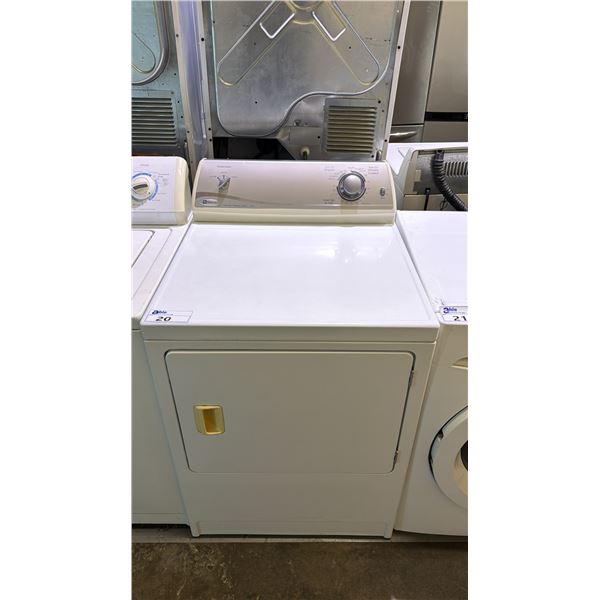 MAYTAG HEAVY DUTY SUPERSIZE CAPACITY CLOTHES DRYER