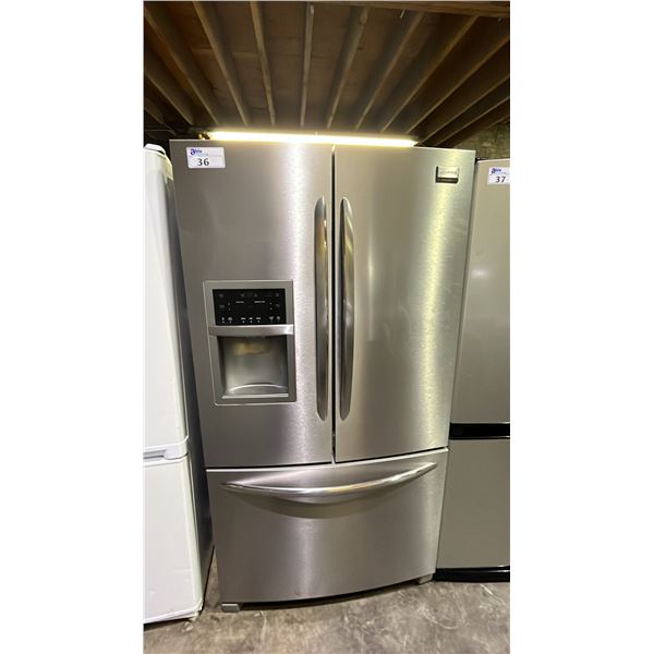 FRIGIDAIRE GALLERY 36" WIDE FRENCH DOOR REFRIGERATOR WITH BOTTOM FREEZER DRAWER