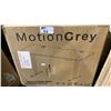 Image 1 : MOTION GREY STANDING DESK IN BOX: WHITE TOP/WHITE FRAME