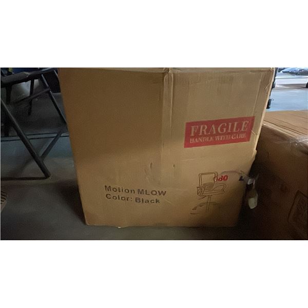 MOTION MLOW BLACK OFFICE CHAIR IN BOX