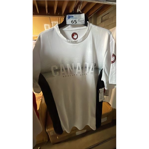 *NEW WITH TAGS* (4) ASSORTED CANADA WEATHER GEAR T SHIRTS: SIZE M