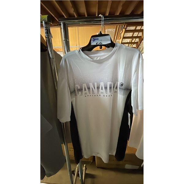 *NEW WITH TAGS* (4) CANADA WEATHER GEAR T SHIRTS: SIZE L/ASSORTED COLOURS