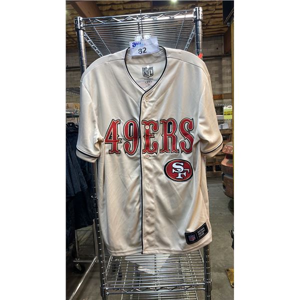 *NEW WITH TAGS* (11) ASSORTED BUTTON DOWN MESH TEAM JERSEYS: SIZE M
