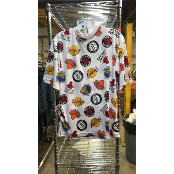 *NEW WITH TAGS* (4) ASSORTED NBA TEAM LOGO SHIRTS: SIZE XXS