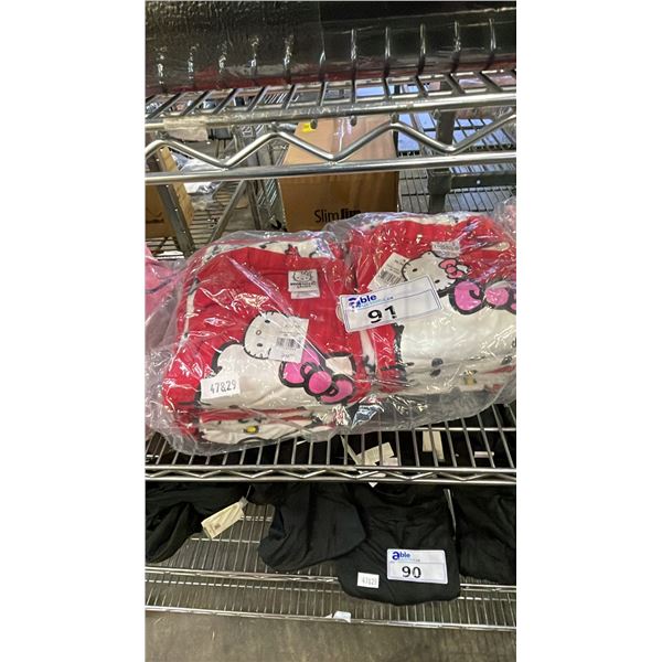*NEW WITH TAGS* BAG OF CHILDREN'S RED 2 PIECE HELLO KITTY PAJAMA SETS: ASSORTED SIZES