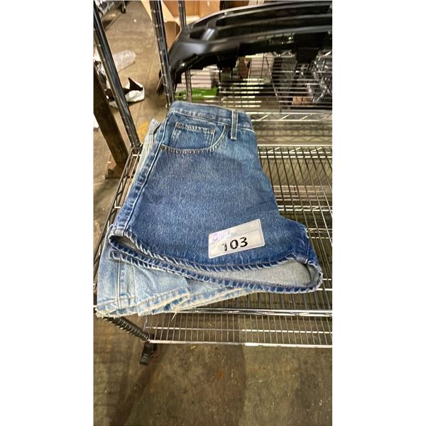 *NEW WITH TAGS* (5) PAIRS OF LEVI'S DENIM SHORTS: ASSORTED SIZES