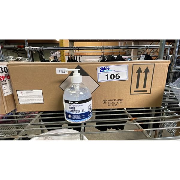 BOX OF ROK ANTIBACTERIAL HAND SANITIZER GEL