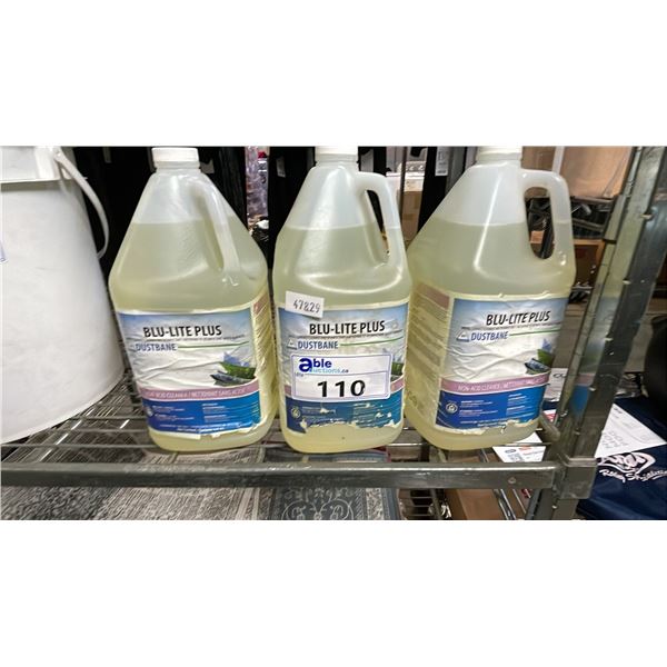 3 X 4L JUGS OF BLU-LITE PLUS DUSTBANE MULTISURFACE CLEANER & DISINFECTANT