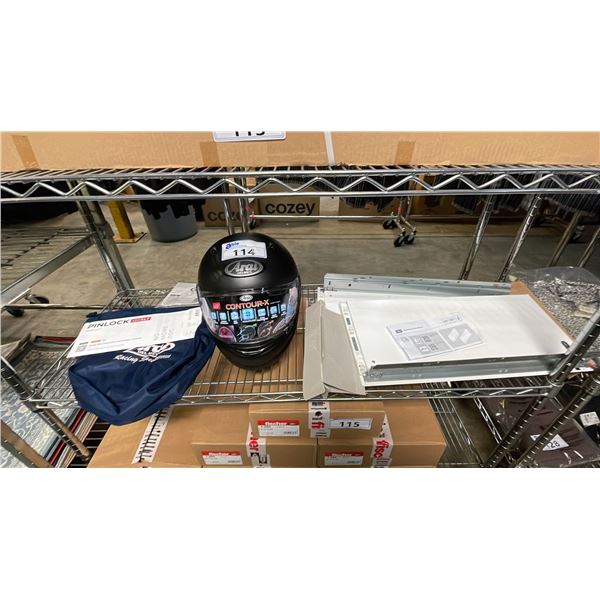 BLUM LEGRABOX DRAWER & ARAI CONTOUR X MOTORCYCLE HELMET WITH BAG
