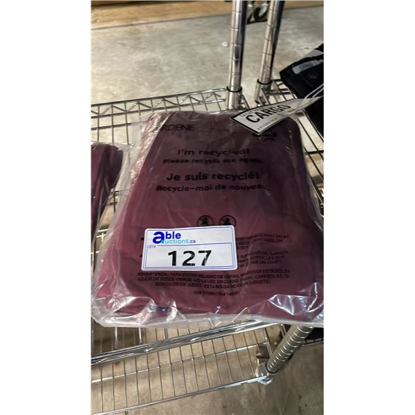 *NEW WITH TAGS* BAG OF ARDENE BASIC COLLECTION BURGUNDY T SHIRTS: SIZES XS-XL