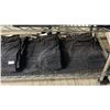 Image 3 : *NEW WITH TAGS* 4 PAIRS OF BLACK CARGO LOW RISE STRETCH DENIM JEANS: ASSORTED SIZES