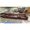 Image 1 : 3-PC LEATHER SOFA & CHAIRS SET