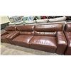 Image 4 : 3-PC LEATHER SOFA & CHAIRS SET