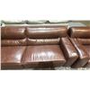 Image 8 : 3-PC LEATHER SOFA & CHAIRS SET