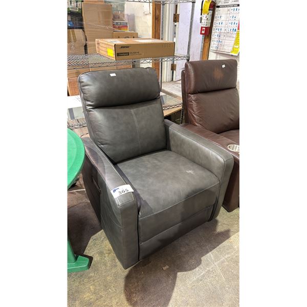 *TESTED WORKING* LEATHER ELECTRIC RECLINER WITH POWER CORD