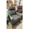 Image 1 : *TESTED WORKING* LEATHER ELECTRIC RECLINER WITH POWER CORD