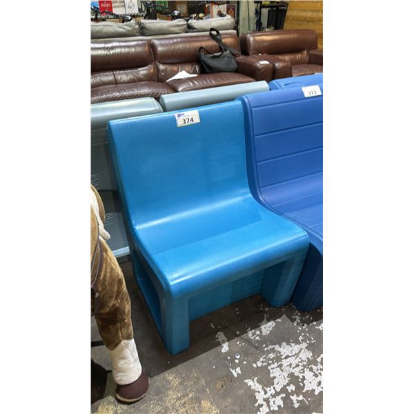 CORTECH SENTINEL PLASTIC ARM CHAIR (BLUE)