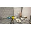 Image 1 : ASSORTED ITEMS INCLUDING; VASES, FIGURINES, FLATWARE & MORE