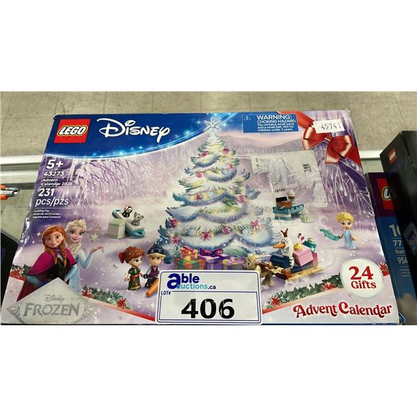 (2) LEGO STAR WARS 2025 ADVENT CALENDAR 75418 & LEGO DISNEY 2025 ADVENT CALENDAR 43273