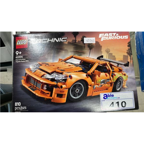 LEGO TECHNIC FAST & FURIOUS TOYOTA SUPRA MK4 42204 BUILDING TOY (MAY BE MISSING PIECES)