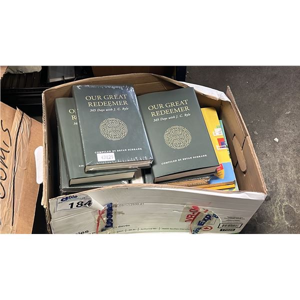 BOX OF ASSORTED BOOKS