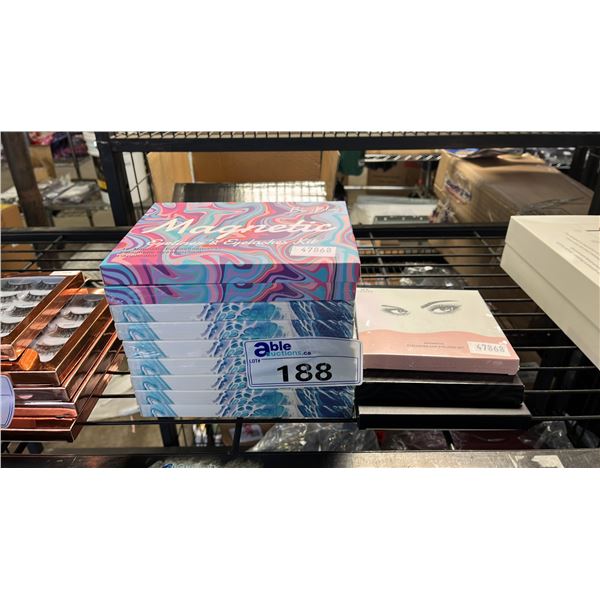 *NEW*(12) ASSORTED MAGNETIC EYELASHES & EYELINER KITS