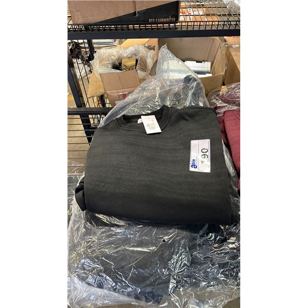 *NEW WITH TAGS* BAG OF SWS ATHLETICS BLACK SWEATSHIRTS: SIZES XS-XL
