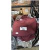 Image 2 : *NEW WITH TAGS* BAG OF SWS ATHLETICS BURGUNDY SWEATSHIRTS: SIZES XS-XL